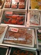 Large crabs for sale at Kanazawa fish market